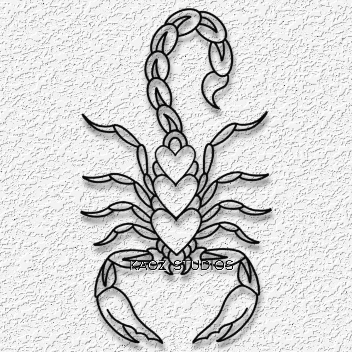 Insect Heart Model Buy scorpion wall art insect decor halloween bug with hearts for $3.00 ...