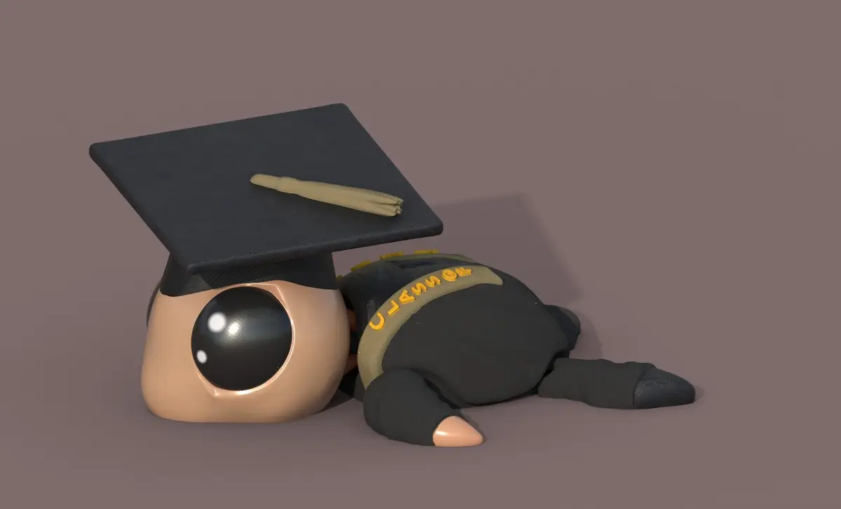 Graduation Turtle Template Graduation Turtle - 3D model by NikkoIndustries on Thangs