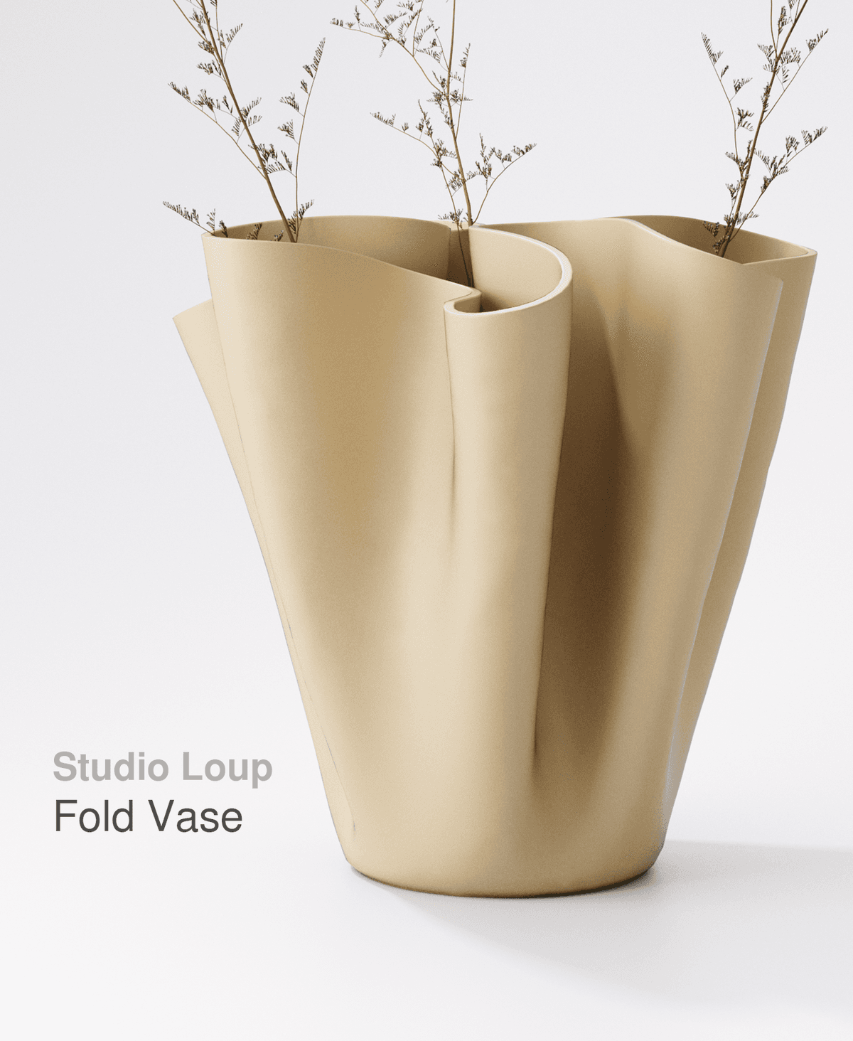 Fold Vase - 3D model by Studio Loup on Thangs