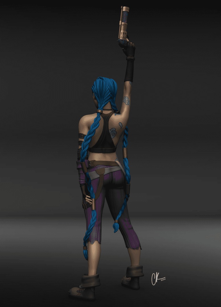 Jinx (Powder) -Arcane - 3D model by ChelsCCT (ChelseyCreatesThings) on ...