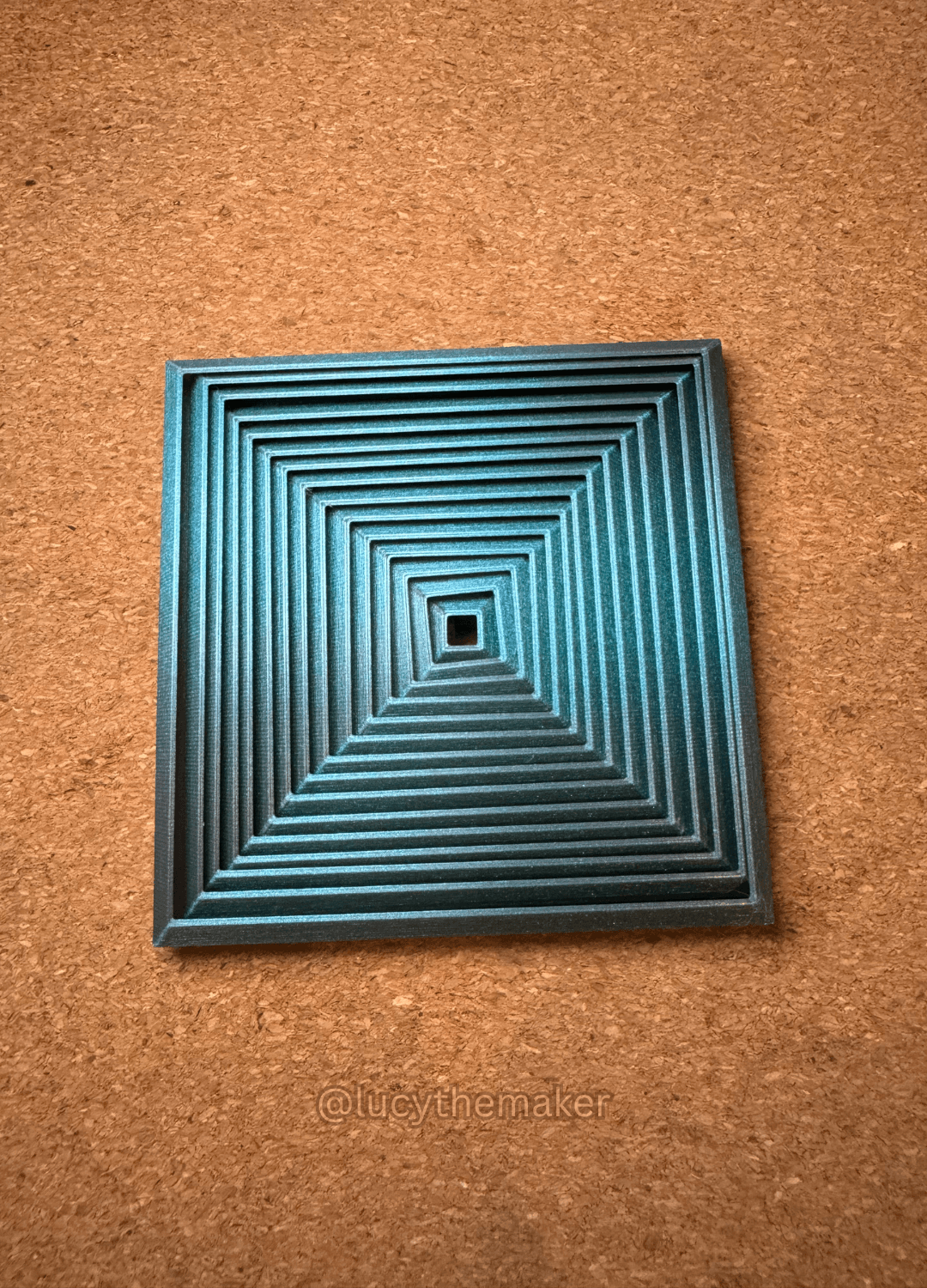 Fidget Wave Square Hypnotic Square Fidget toy - 3D model by lucythemaker on Thangs