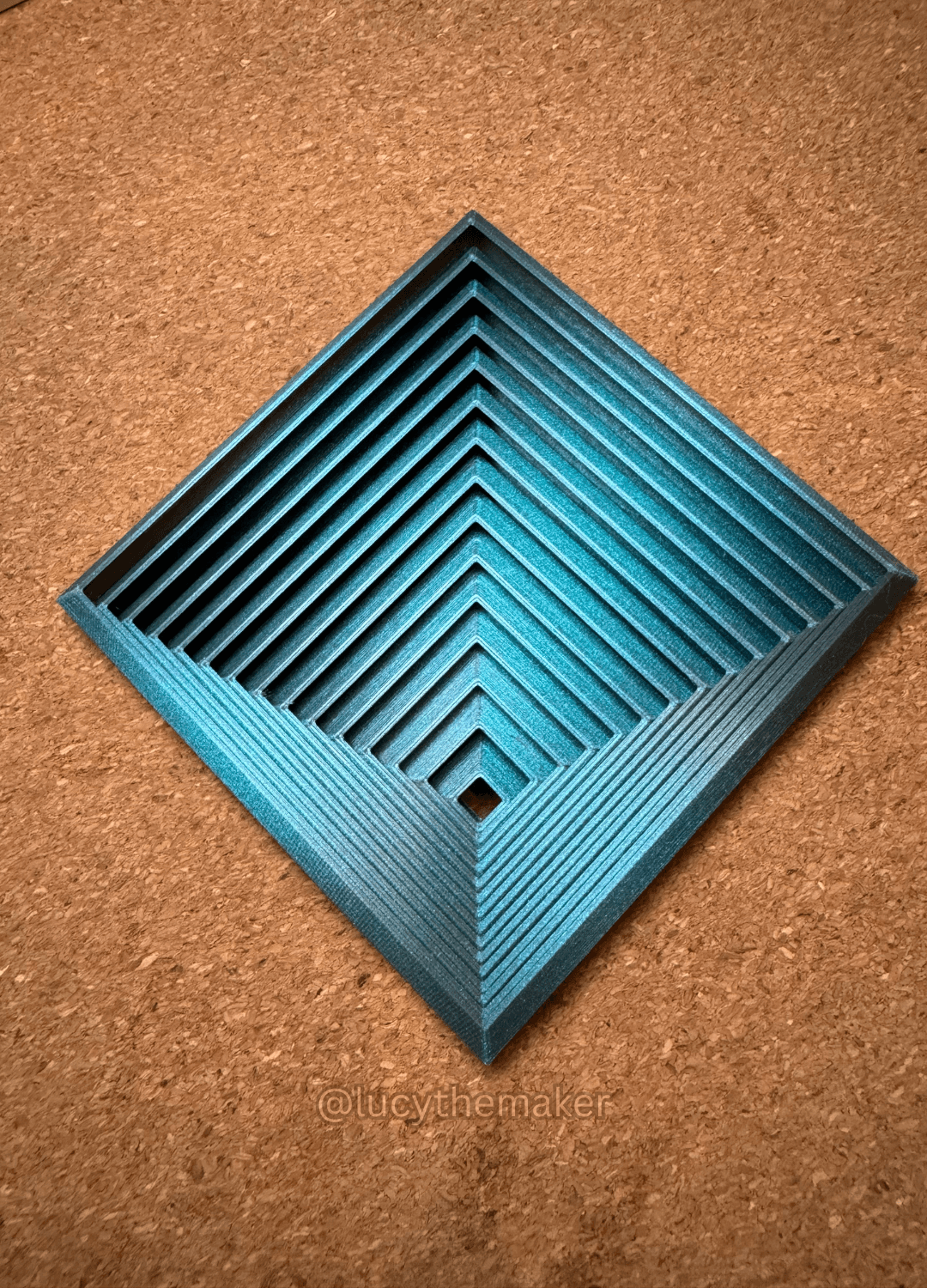 Fidget Wave Square Hypnotic Square Fidget toy - 3D model by lucythemaker on Thangs