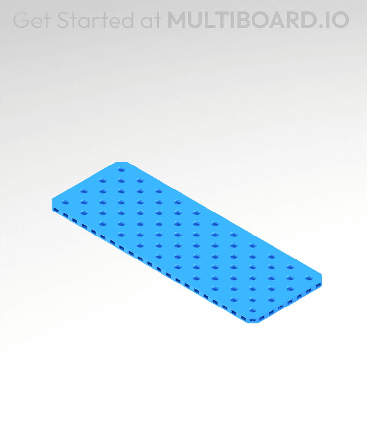 4x11 MU - Small Thread SU - MultiBoard Plate - 3D model by Multiboard ...