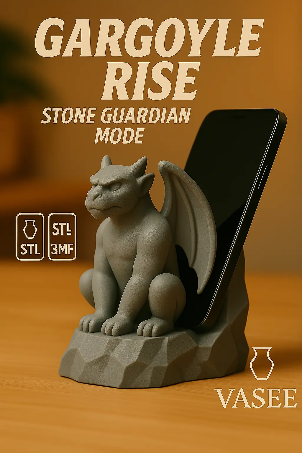Creative Storage Phone Creative Phone Stand – Fun Decor with Function - 3D model by VASEE on ...