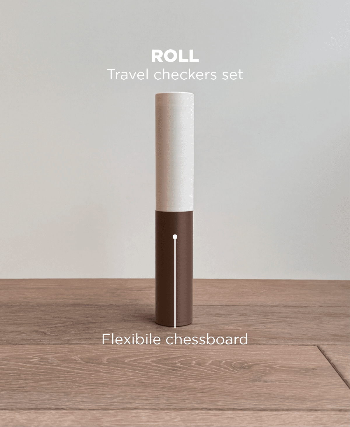 Checkboard Moveable Roll, portable travel Chessboard, Checkers set. - 3D model by ...