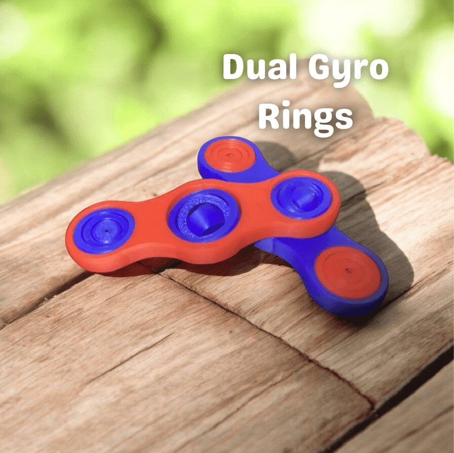 Nested Rings Gyro Select membership plan including The Dual Gyro Rings Fidget - 3x The Spins