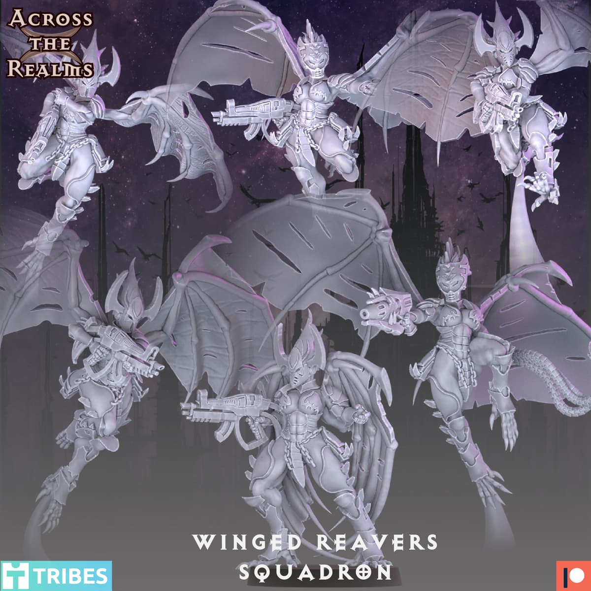Winged Android Winged Reaver Squadron - 3D model by AcrossTheRealms on Thangs
