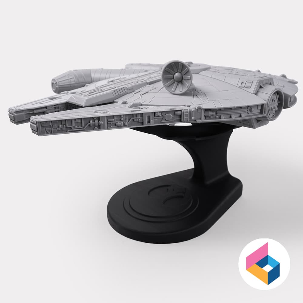Milenium Display Millennium Falcon Display Stand - 3D model by GOODesign on Thangs