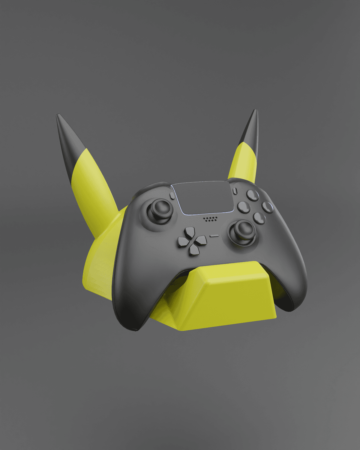 Pikachu Themed Controller Holder Wall Mount - Fan Art - 3D model by ...