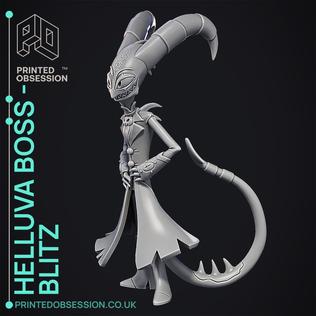 Blitzo Design Blitzo - Helluva Boss - Fan Art - 3D model by printedobsession on Thangs