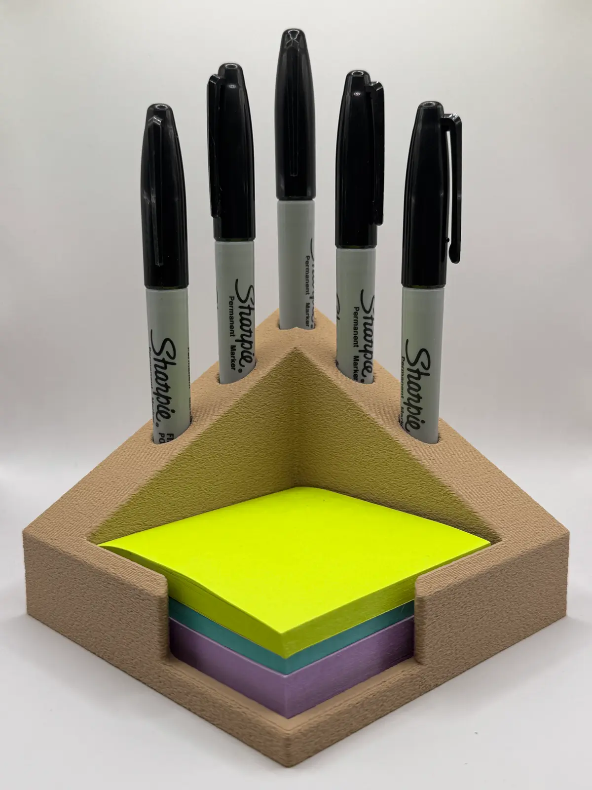 Sticky Note Props Post-It Sticky Note Sharpie Marker Holder - 3D model by ProjectPrintLab ...