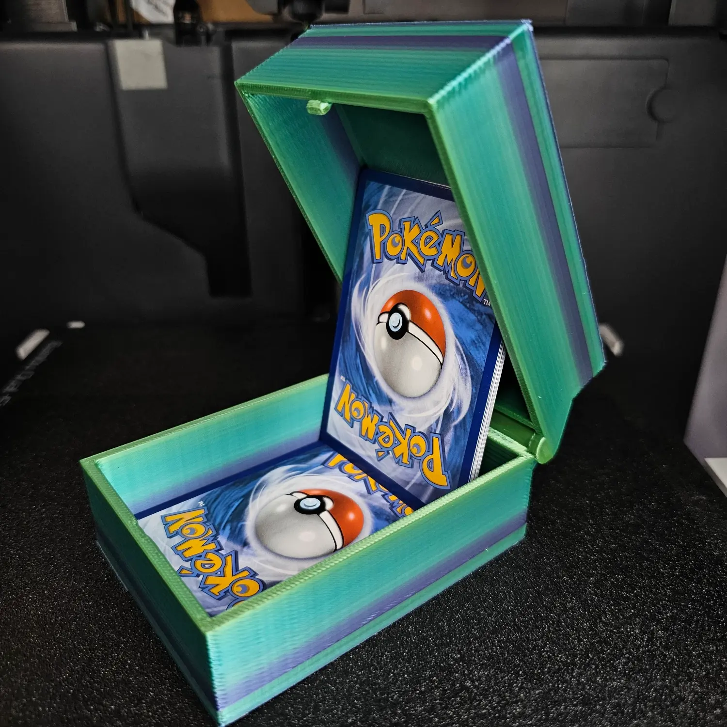 Pokemon Capture Box Pokémon Card Box - Snap Fit Box - 3D model by PrintStart3D on Thangs