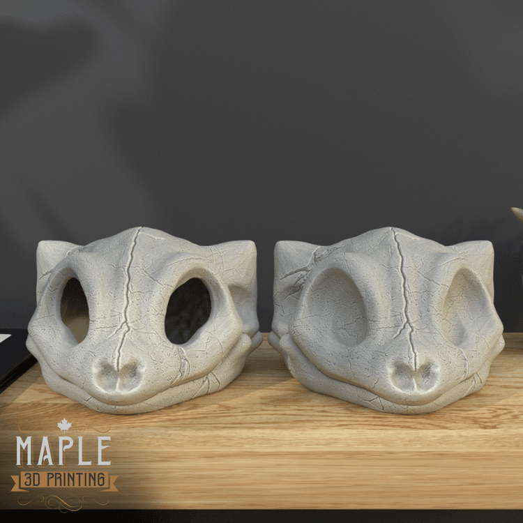 Bone Mew Mew Skull - Solid & Hollow - Pokemon - 3D model by Maple 3D Printing on ...