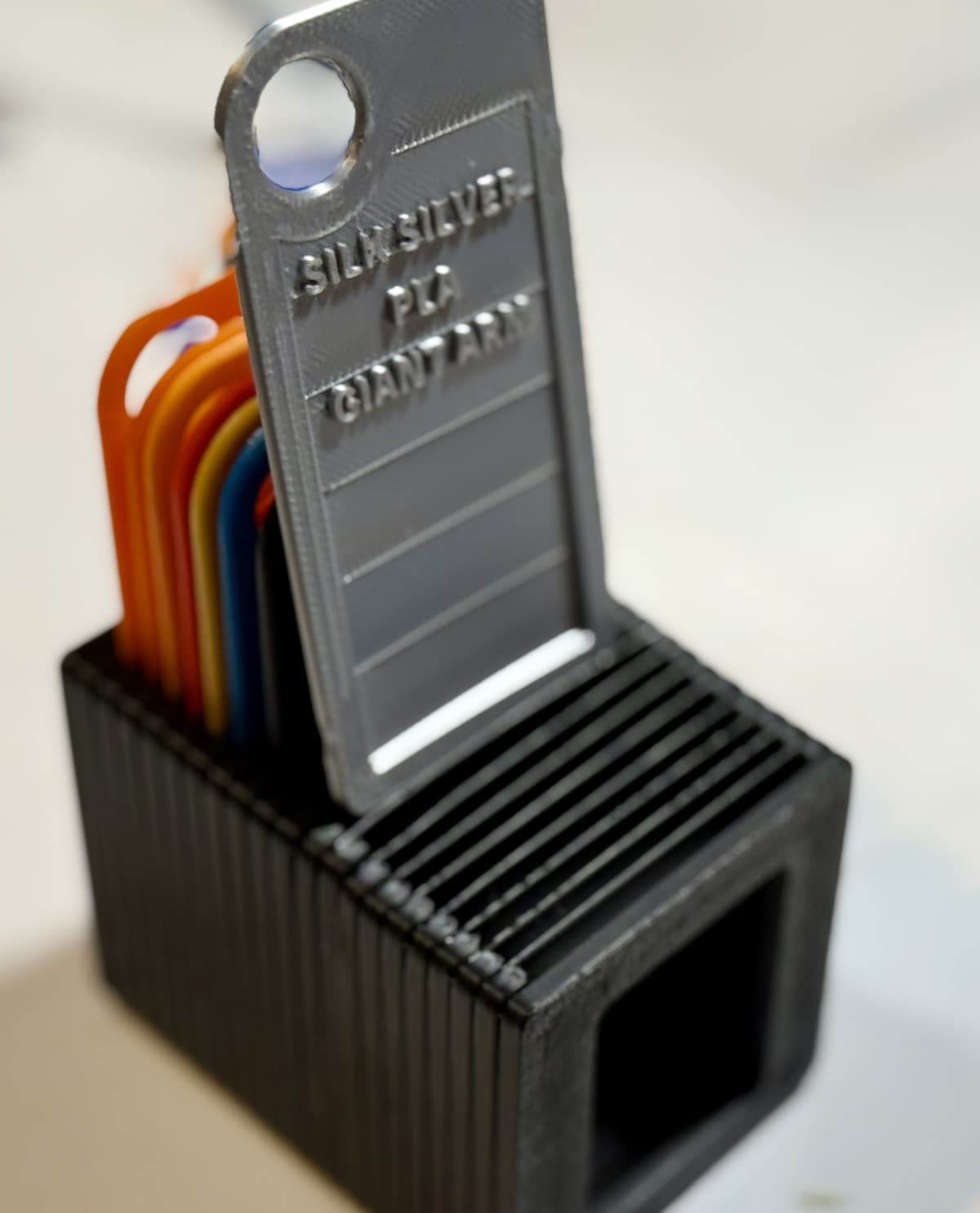 Stackable Filament Sample Display Make of Modular Filament Swatch (Sample) System by jlondaginspam ...