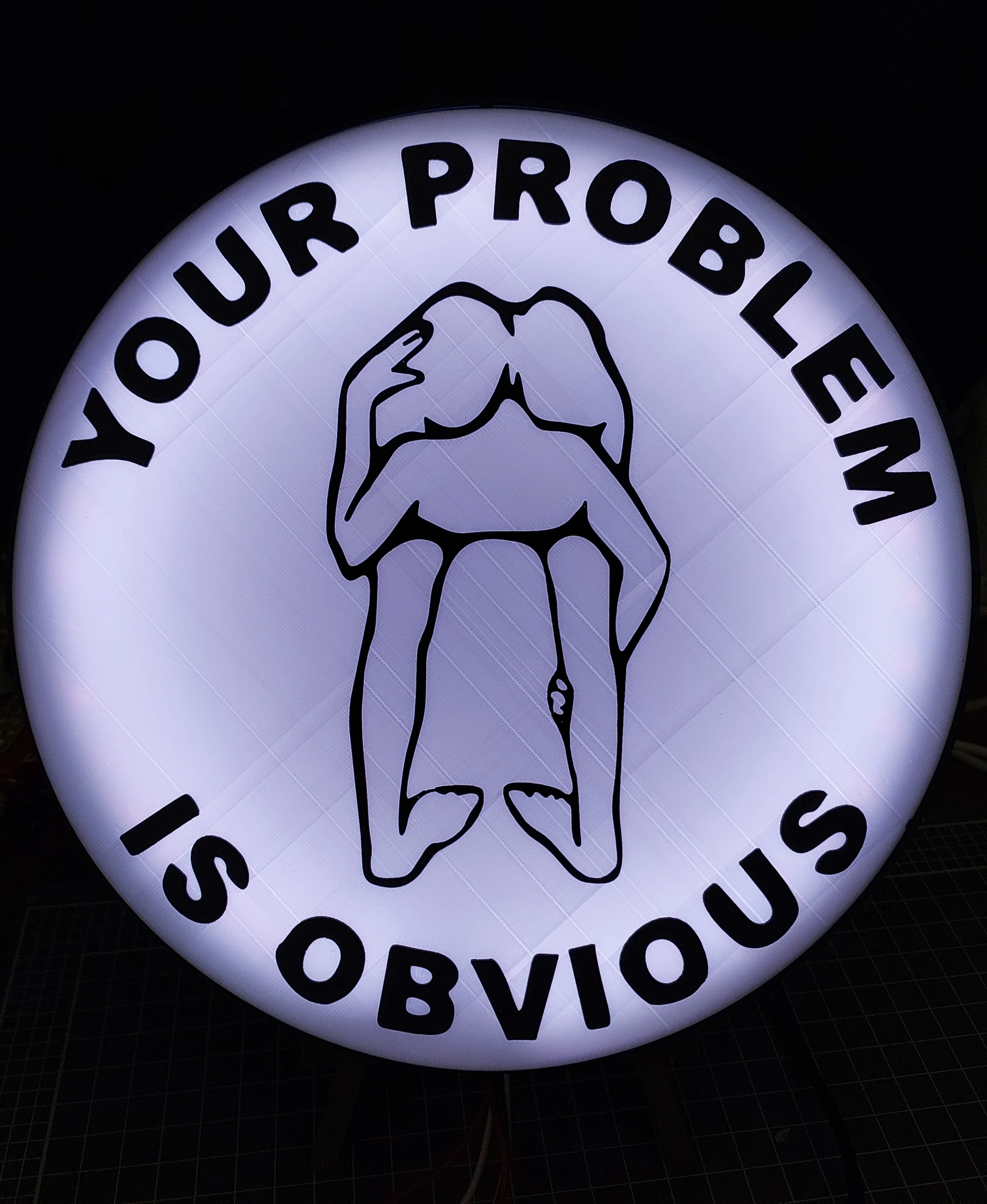 Fobvious Problem Your Problem is Obvious - 3D model by Clod Stomper Productions on Thangs