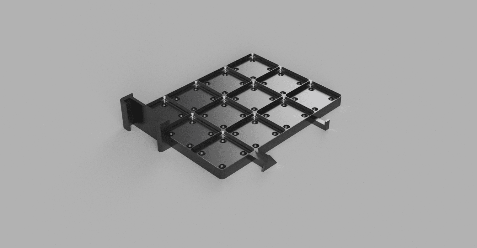 Gridfinity Modern Rack Gridfinity Wall Rack - 3D model by ashleyi100 on Thangs