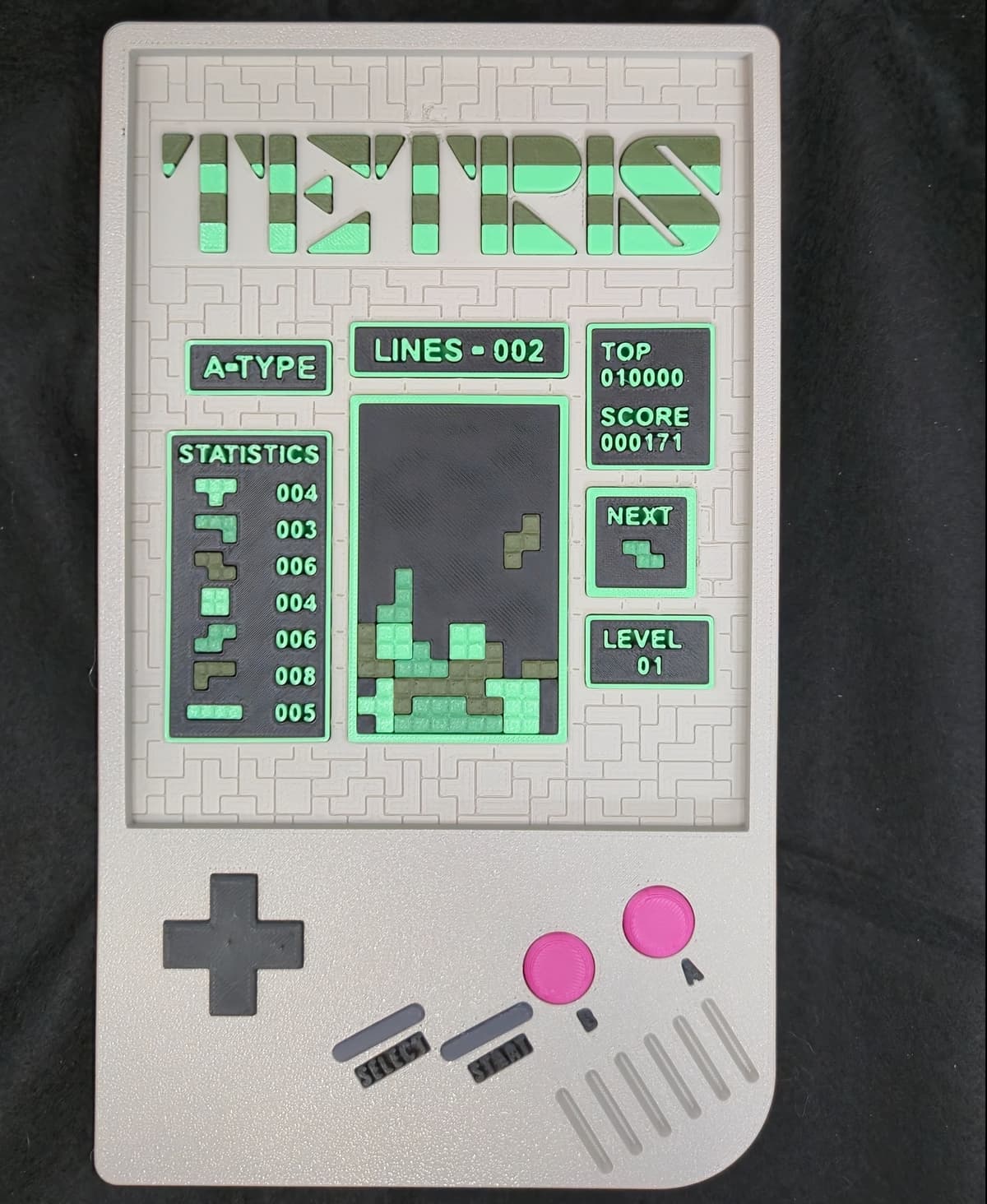 Gameboy Emulator Frame Gameboy Frame for The Kit Kiln Retro Video Games - 3D model by ...