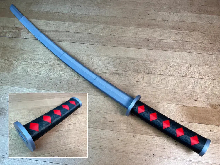 Collapsing Dual Extrusion Katana - 3D model by 3dprintingworld on Thangs Collapsing Dual Extrusion Katana - 3D model by 3dprintingworld on Thangs