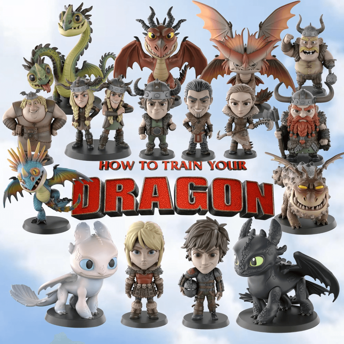Hiccup Model Buy How to Train Your Dragon STL Files - Hiccup Toothless - Vikings 3D ...