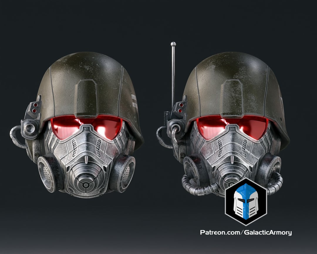Ncr Advanced Ranger Fallout NCR Ranger Advanced and Elite Helmets - 3D Print Files - 3D ...