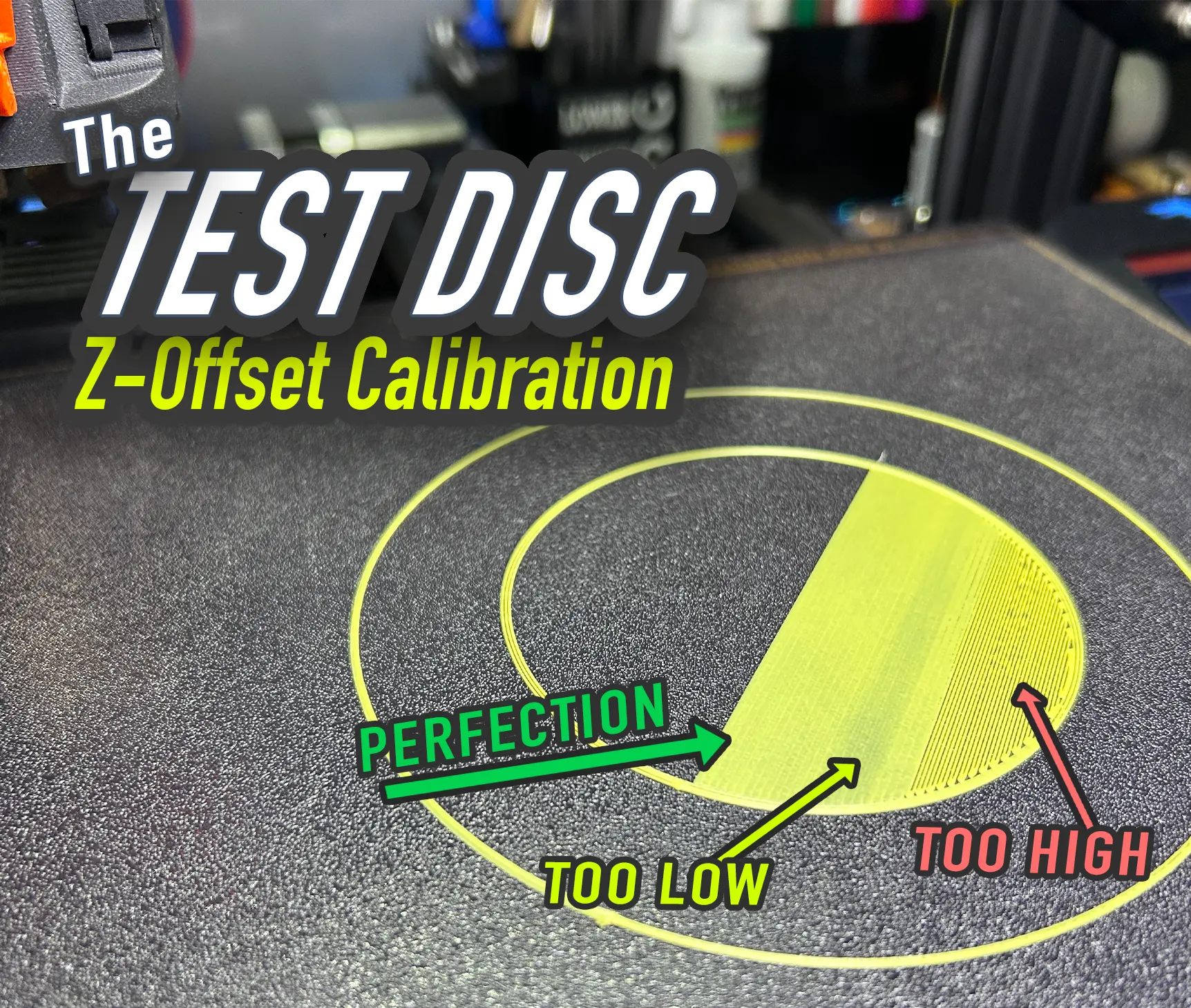 THE TEST DISC | Z-Offset Calibration Disc - 3D model by K2_Kevin on Thangs