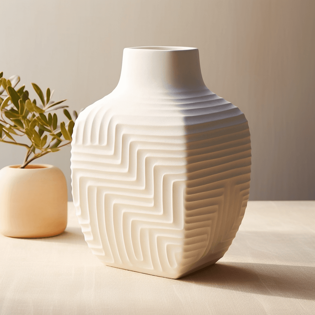 Geometric Pattern Vase Modena Vase – Geometric Simplicity - 3D model by Decorartor on Thangs
