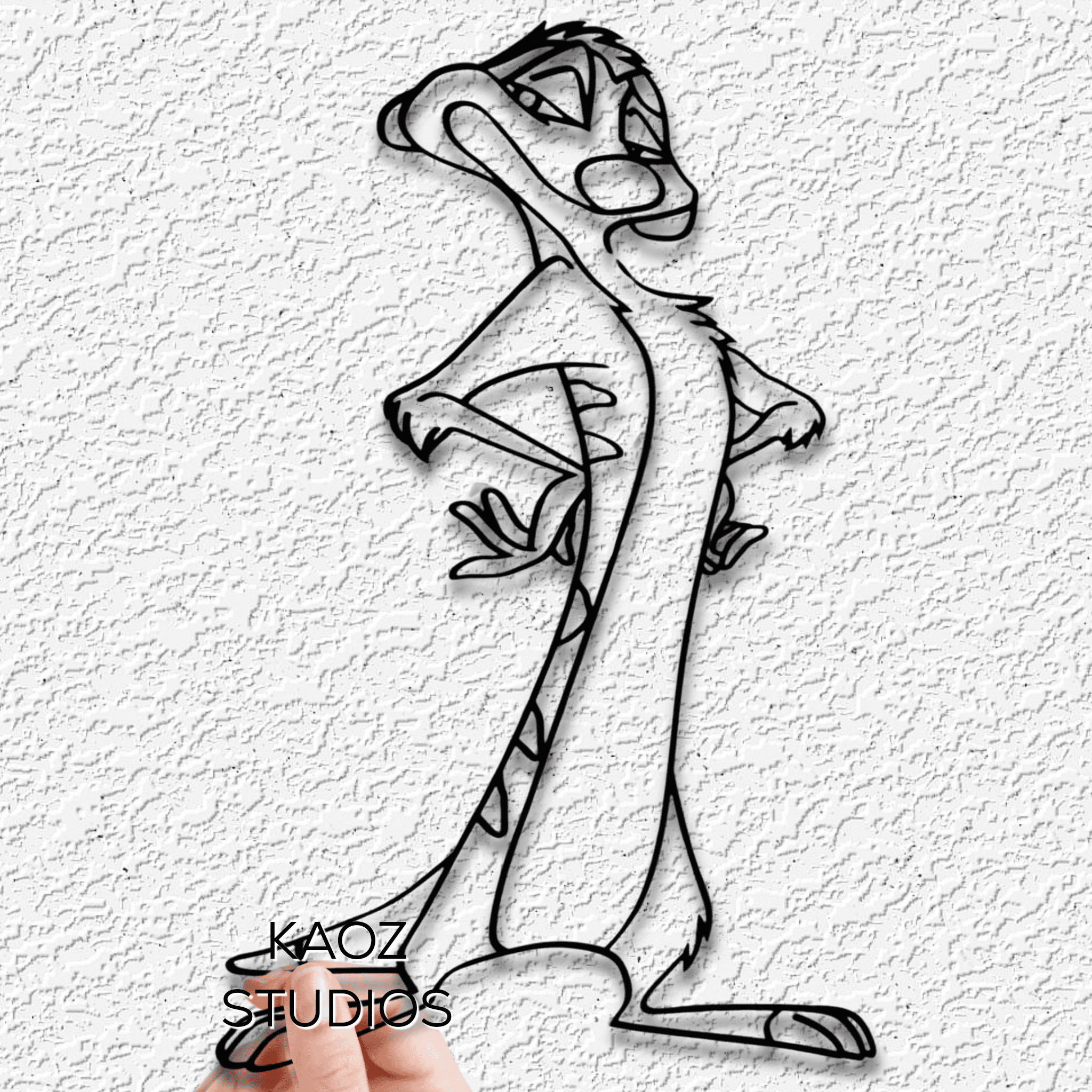 TIMON wall art Disney The Lion King fanart decor - 3D model by ...