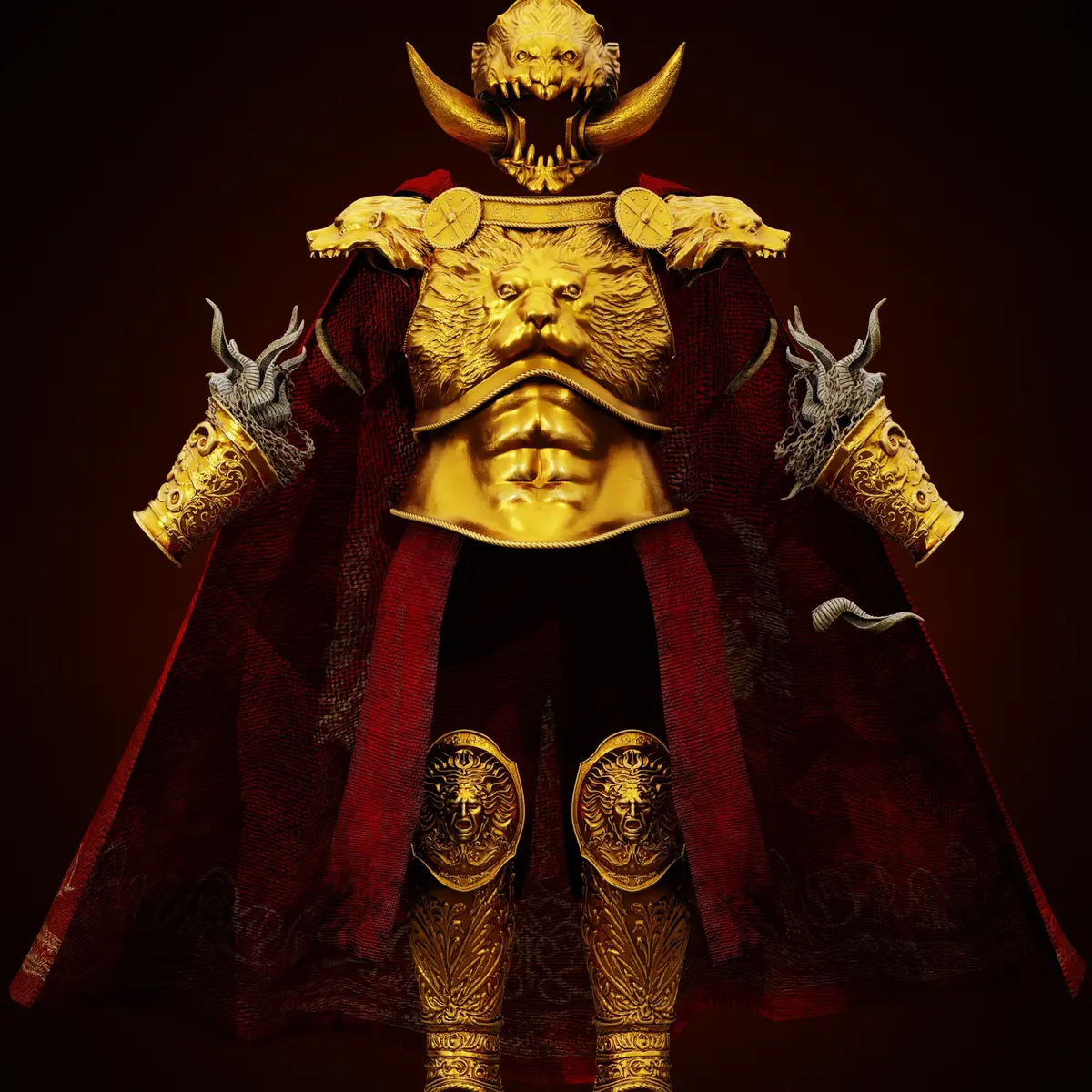 Radahn Model ULTIMATE PROMISED CONSORT RADAHN FULL ARMOR AND HELMET PACK life size ...