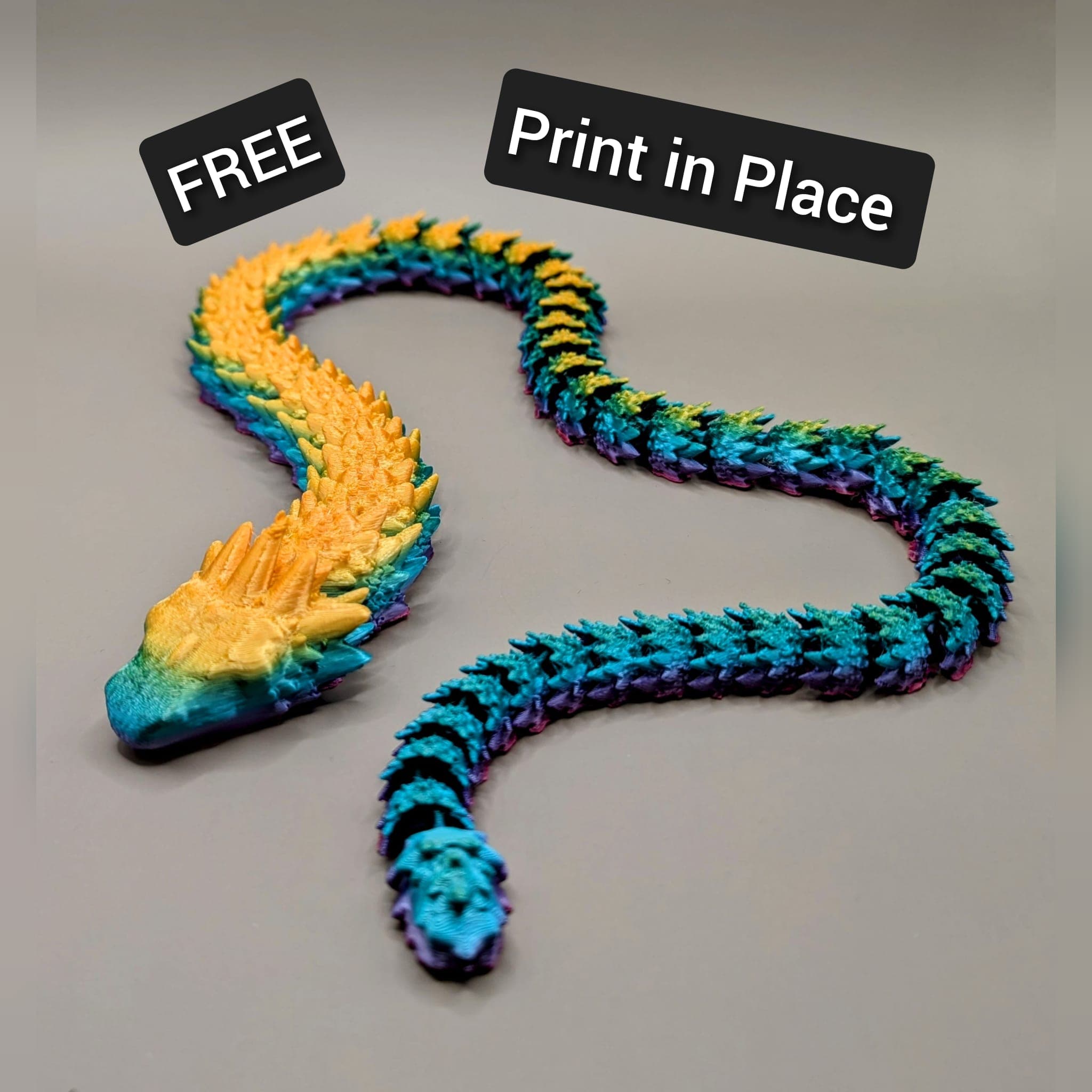 Segmented Snake Image segmented snake - 3D model by 3d engineering fun on Thangs