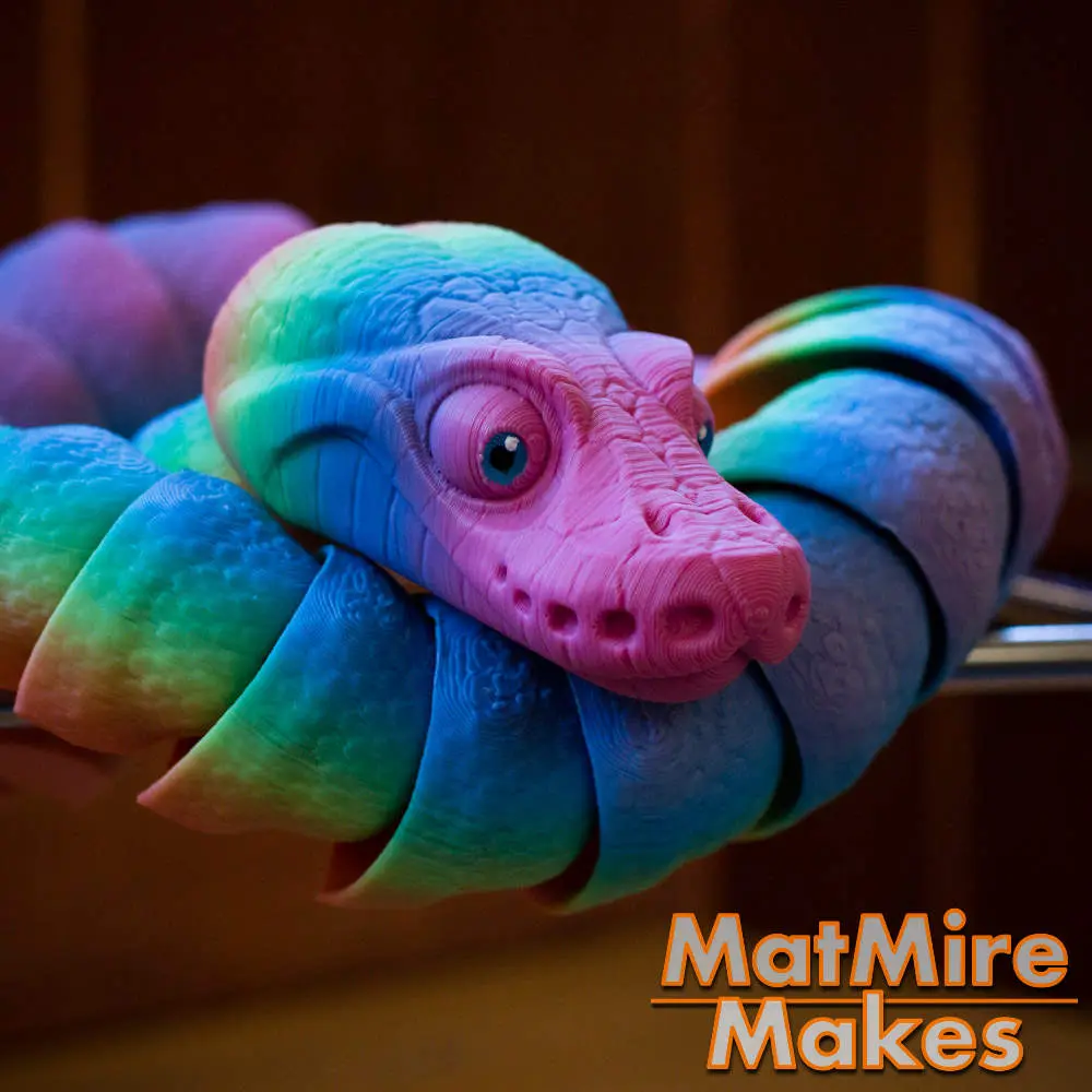 Snake Statue Ball Python Ball Python Snake- Articulated Figure - 3D model by MatMire_Makes on ...