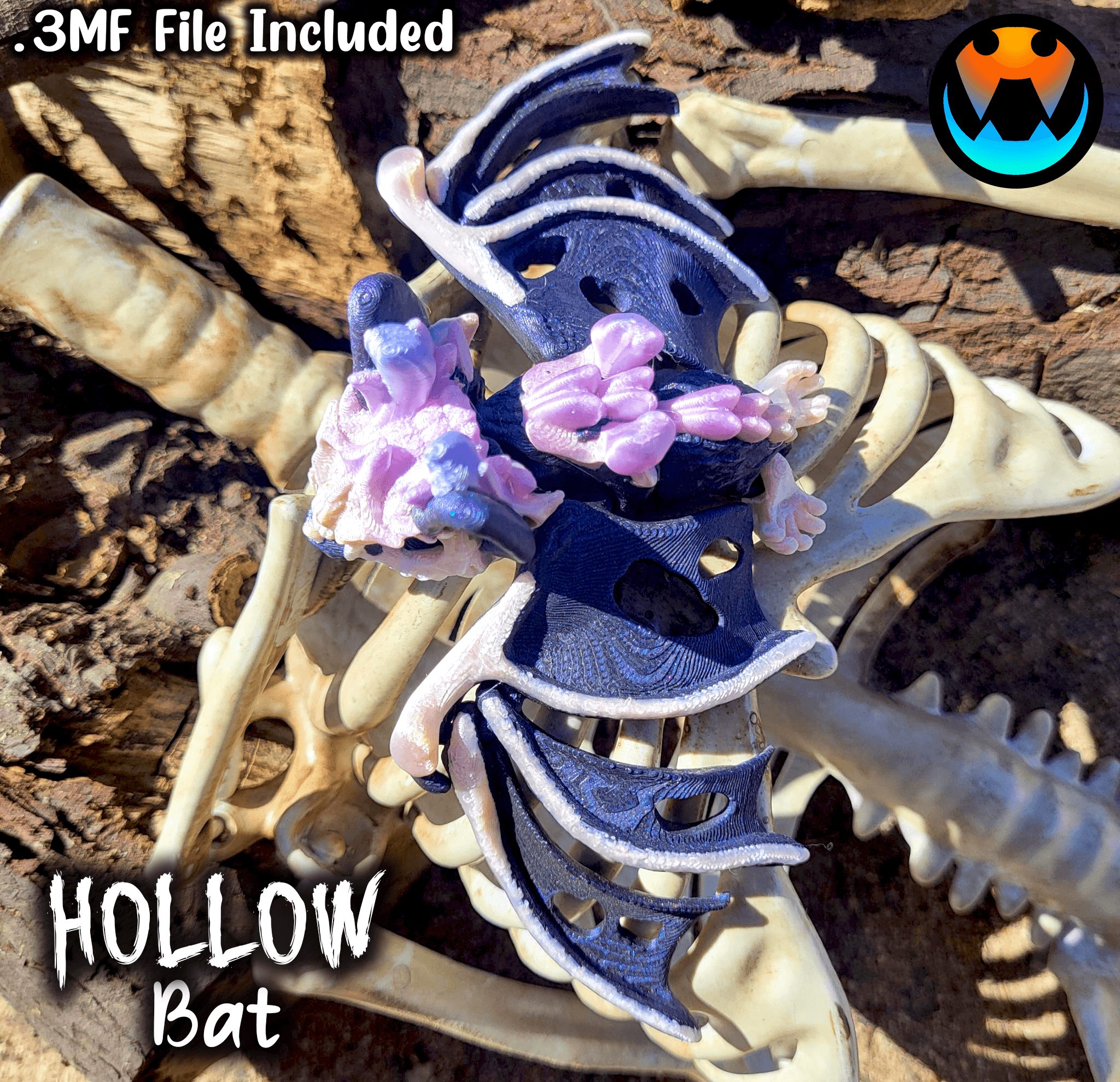 Tiny Bat Model Tiny Hollow Bat - 3D model by Cinderwing3D on Thangs - Image 4 of 10