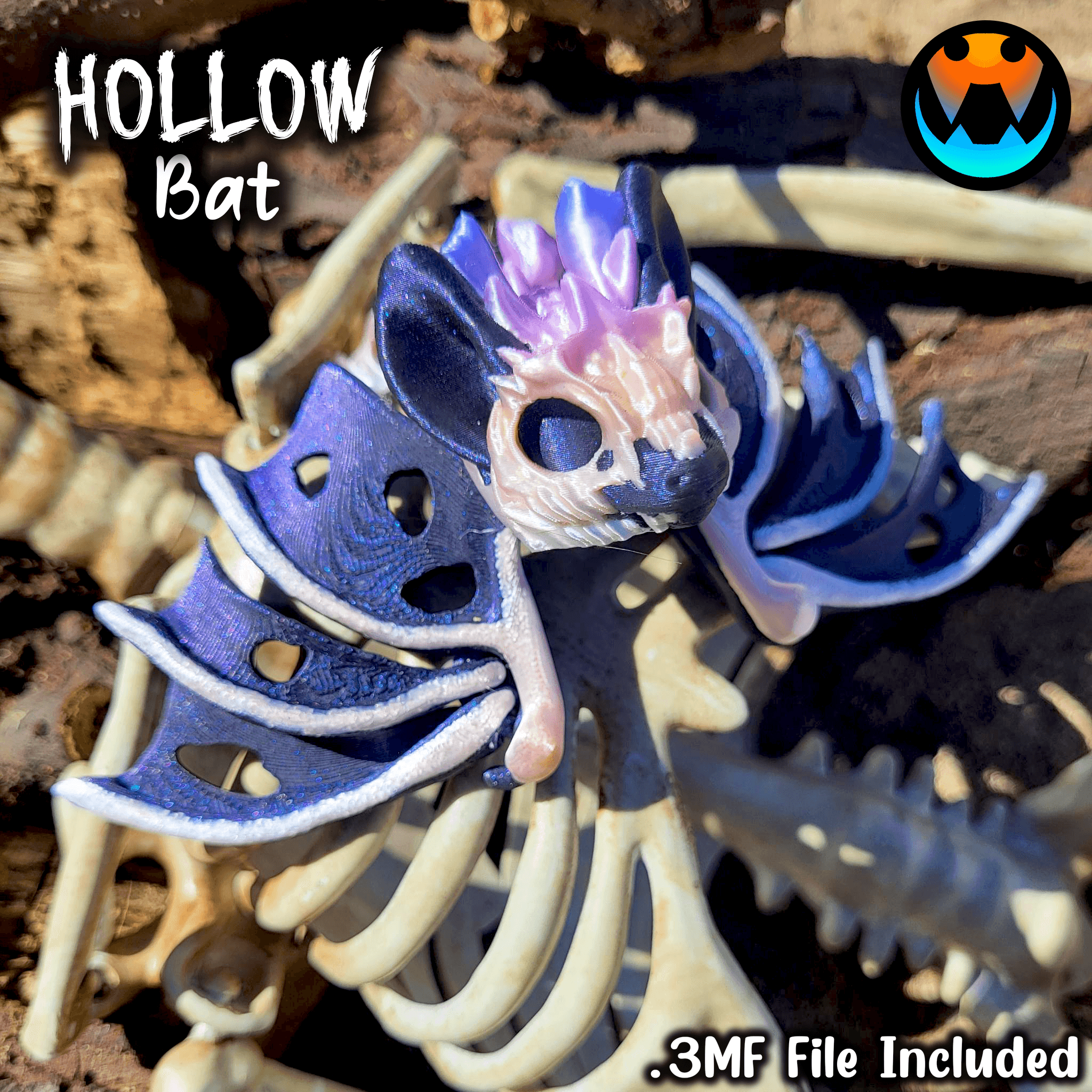 Tiny Bat Model Tiny Hollow Bat - 3D model by Cinderwing3D on Thangs