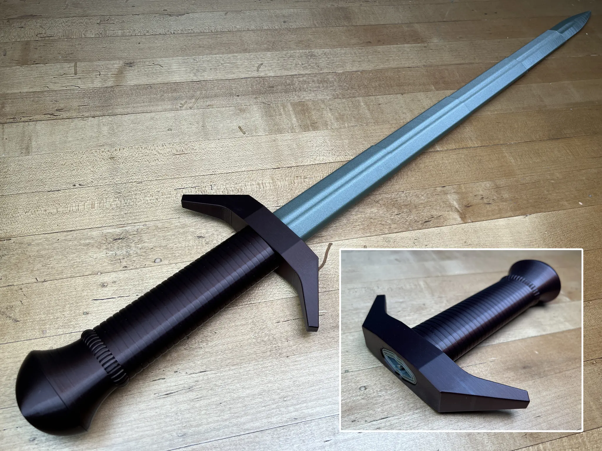 Disassembly Sword Collapsing Dual Extrusion Drill Sword - 3D model by 3dprintingworld on ...