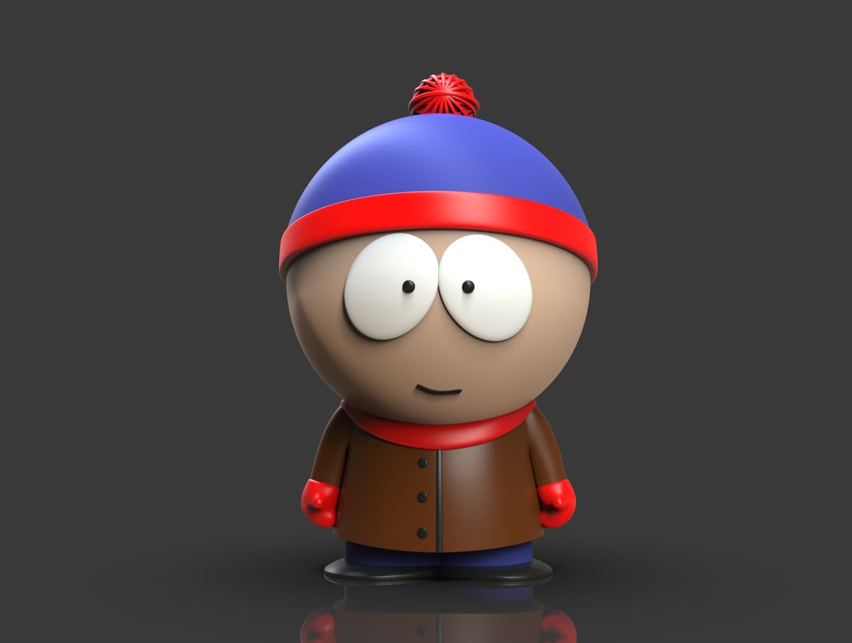 Stan Side View South Park Stan Figure - 3D model by NikkoIndustries on Thangs