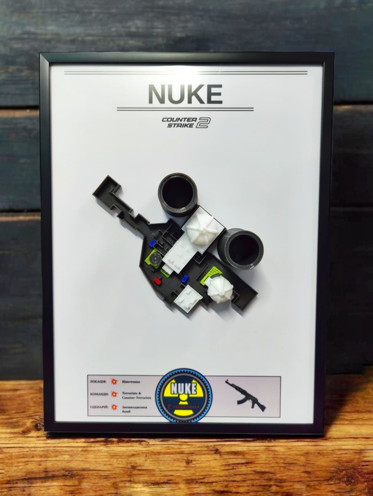 Nuke Fan Make of 3D Printed Gaming Map - Inspired by