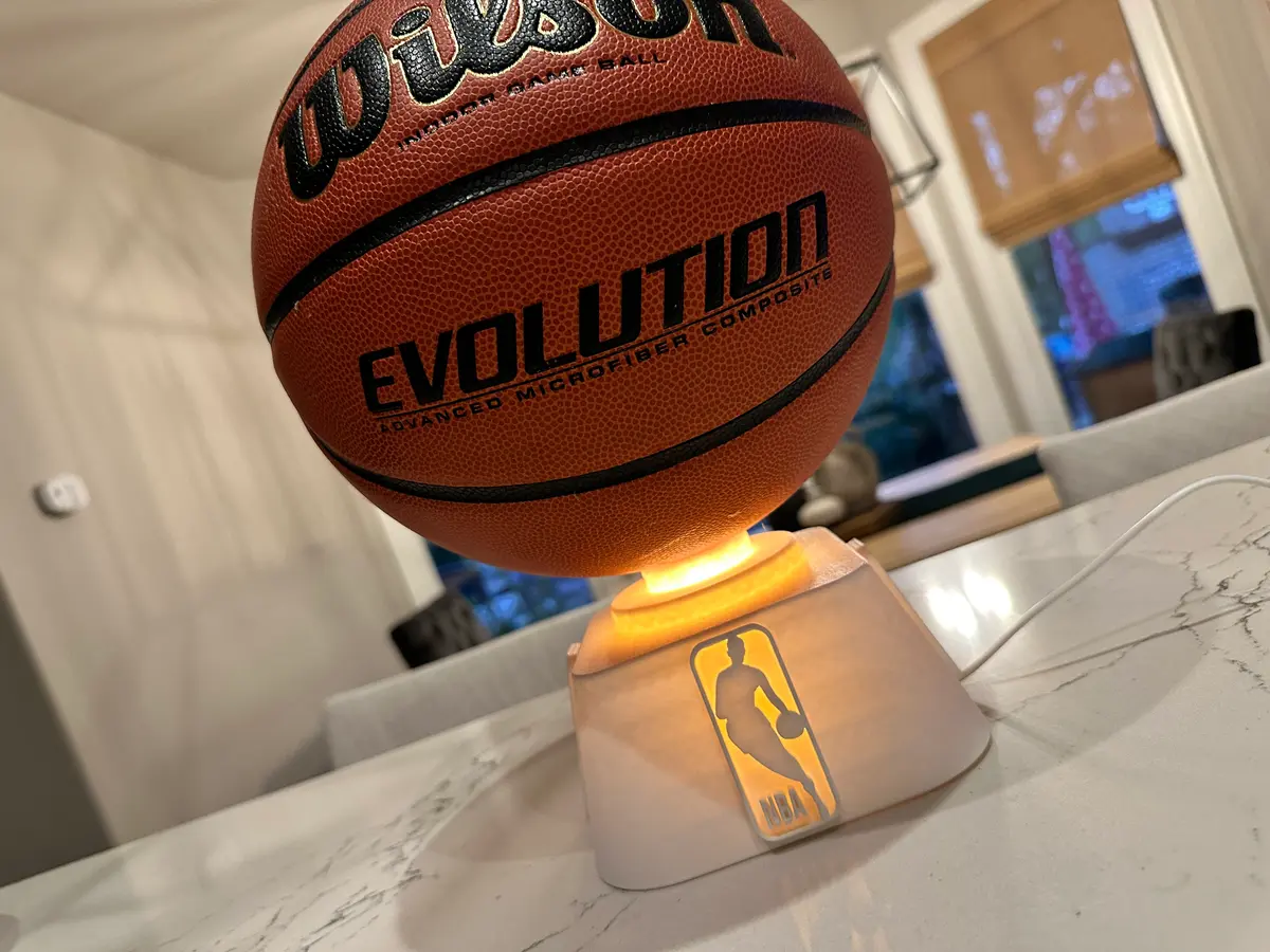 Nba Player Controller Stand Basketball LED Display Stand NBA - 3D model by 3D Print Vibe on Thangs