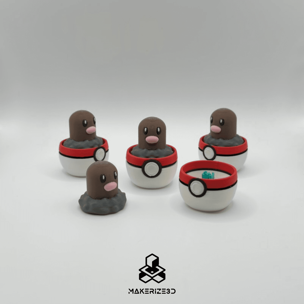 Robot Diglet Diglett Clicker - 3D model by Makerize3D on Thangs