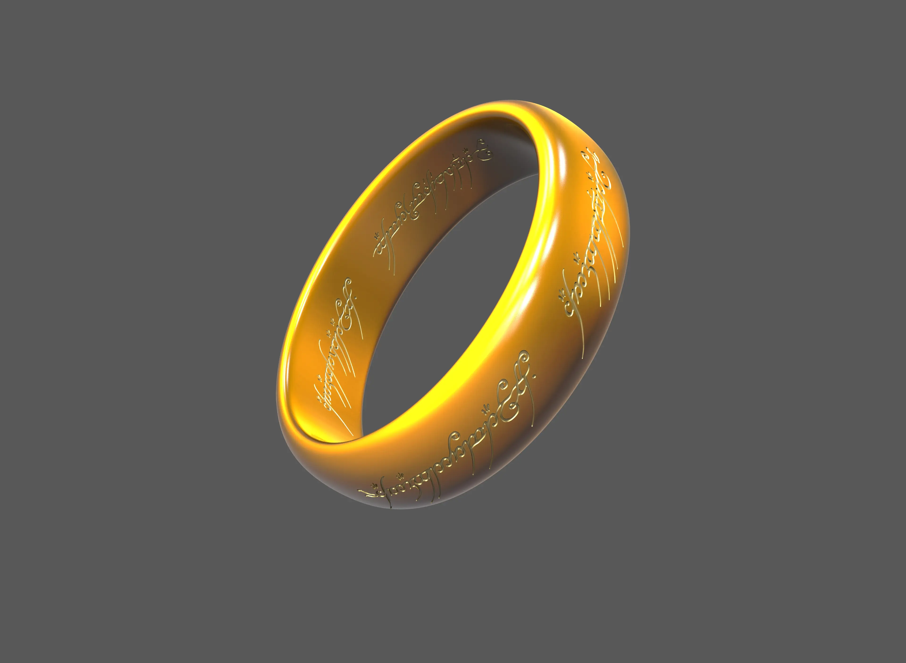 Realistic Monster O Ringe LotR The One Ring - 3D model by NikkoIndustries on Thangs