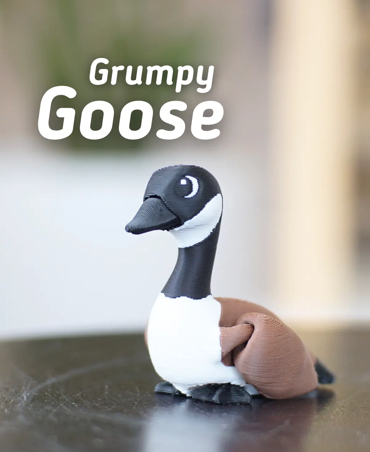 Heygrumpygoose Model Grumpy Goose - Articulated Fidget Goose - 3D model by LUDO on Thangs