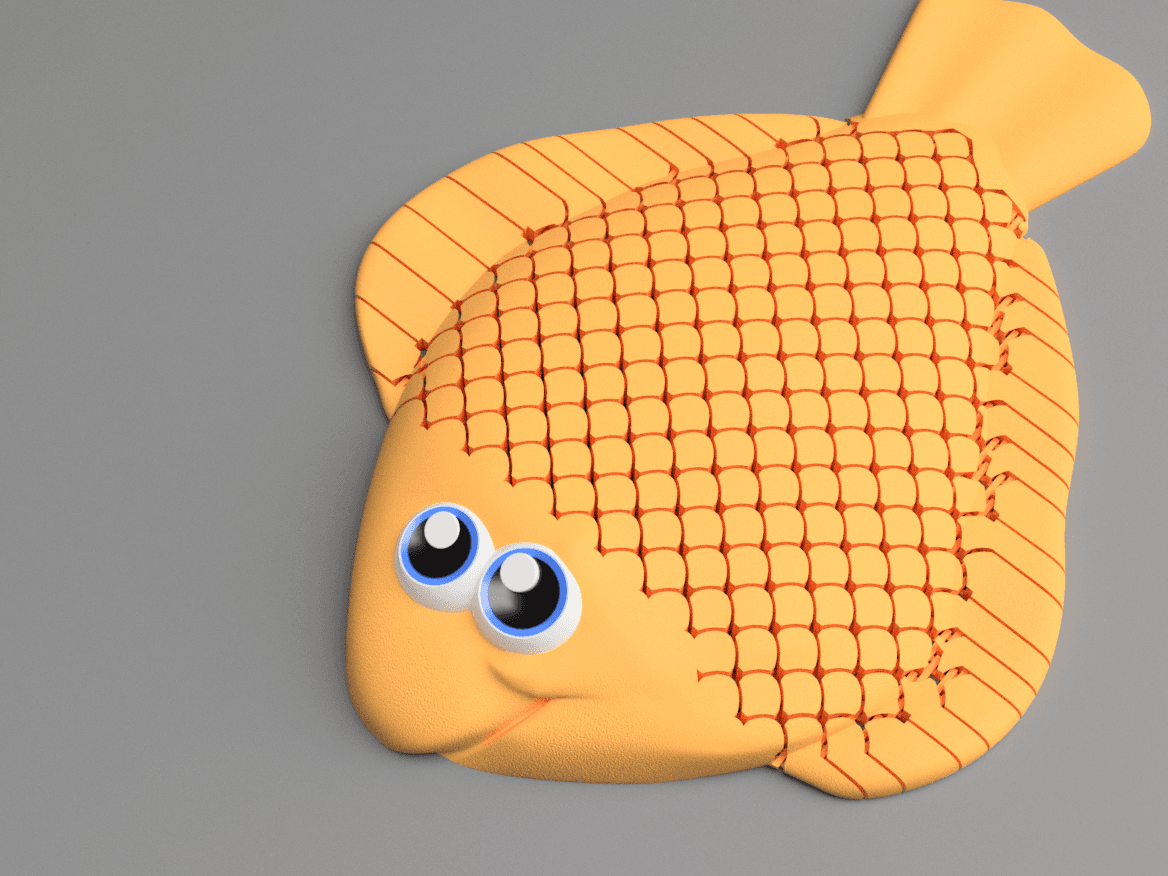 Floppy Flounder - Articulating Fish - 3D model by Bearded Printer on Thangs