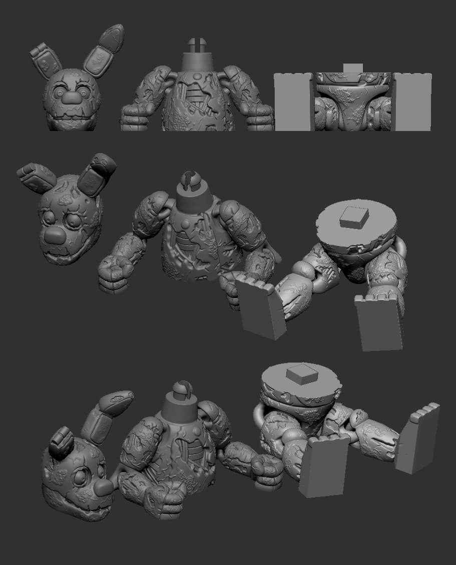 Flexi Springtrap - 3D model by NikkoIndustries on Thangs