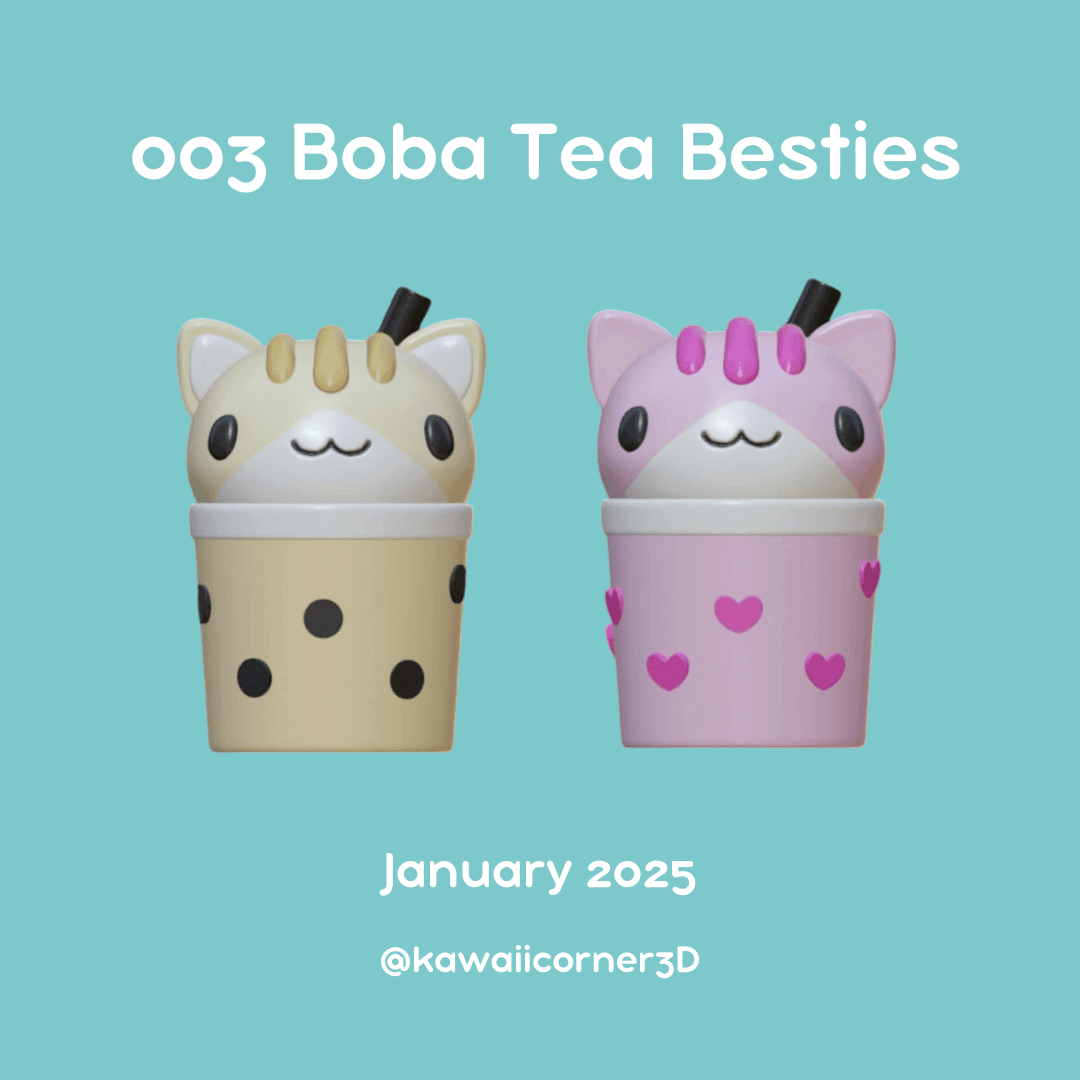 Boba Tea Model Kawaii Corner 3D’s Portfolio of 3D Models