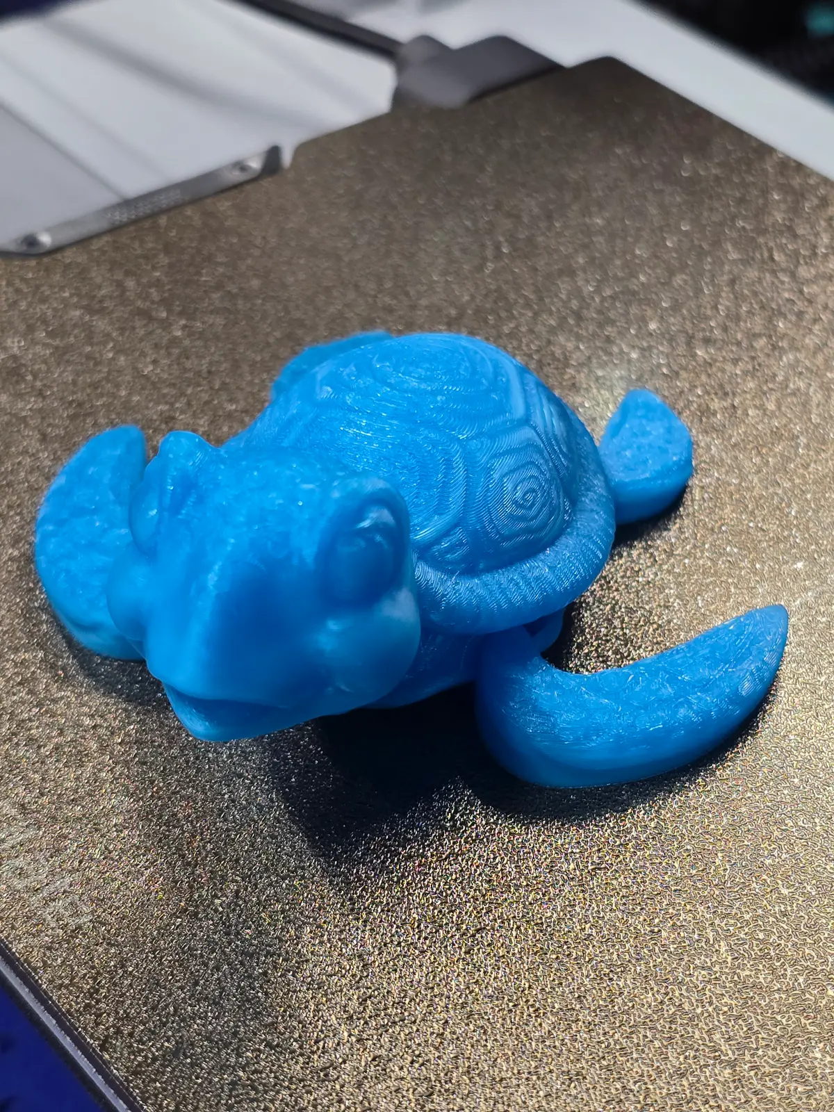 Bambu Lab Turtle Make of FLEXI Sea Turtle (no supports) +Bambu 3mf by ZombieHedgehog