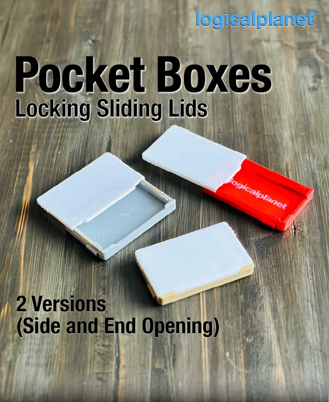 String Pocket Box Pocket Boxes - with Locking Sliding Lids - 3D model by logicalplanet on ...