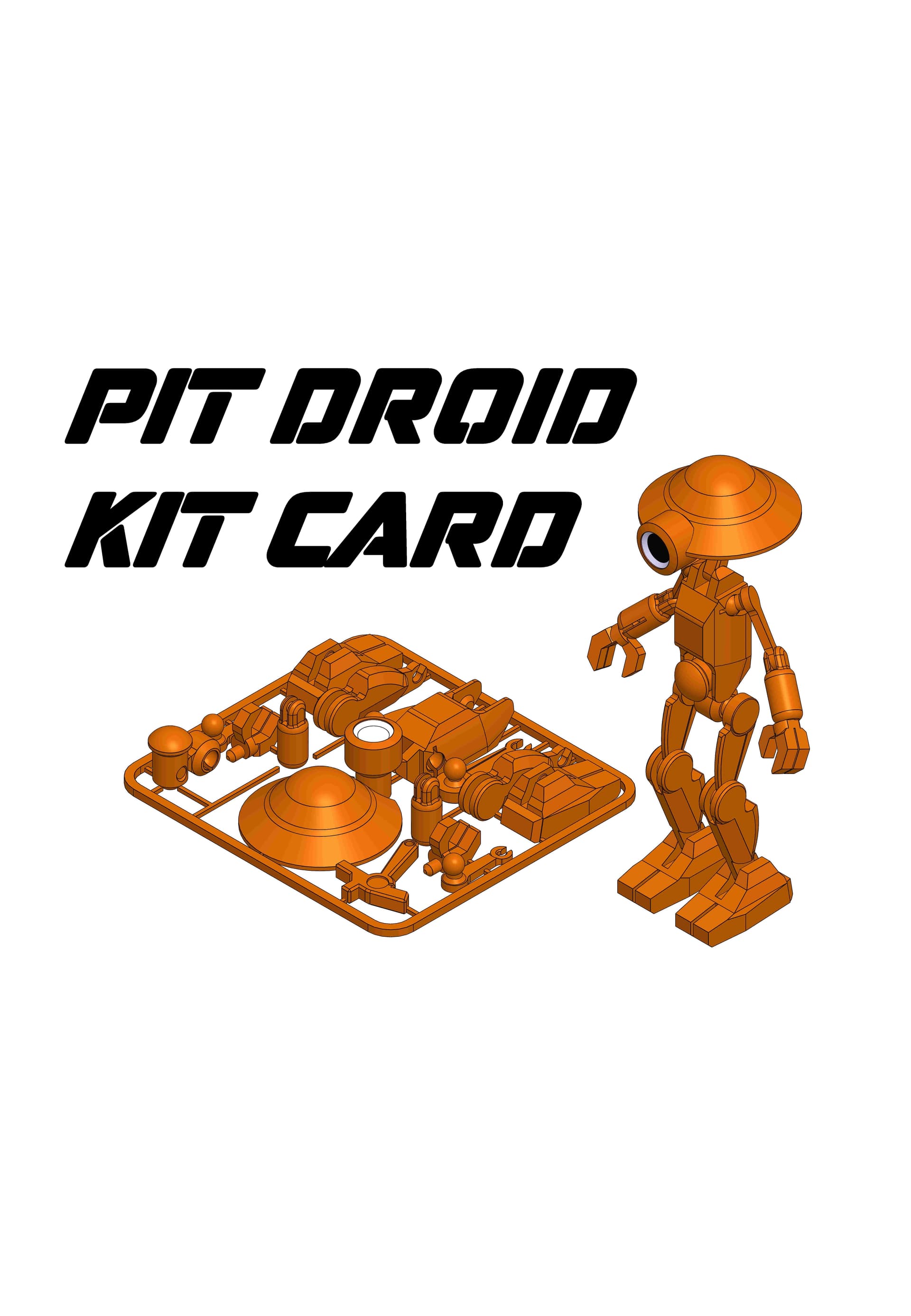 Droid Kit Card Star Wars B1 Battle Droid 2.0 Kit Card - 3D model by Willi 3D on Thangs