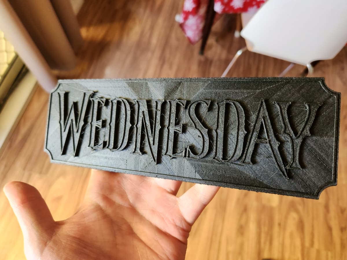 Wednesday Plate Wednesday Plate - 3D model by beanhole on Thangs