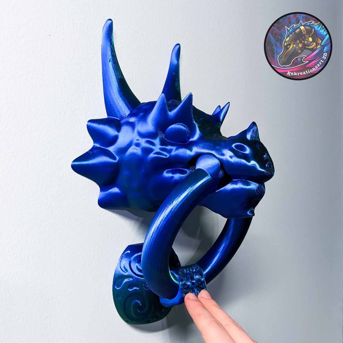 Dragon Door Knocker - 3D model by Kekreations on Thangs