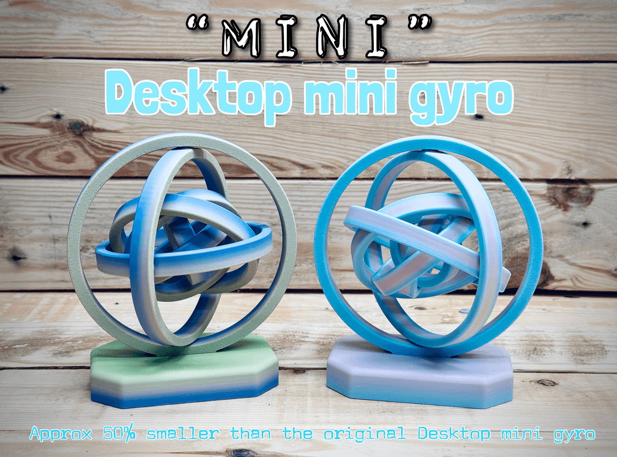 Disc Desktop Gyro “MINI” Mini Desktop Gyro - 3D model by Enique3d on Thangs