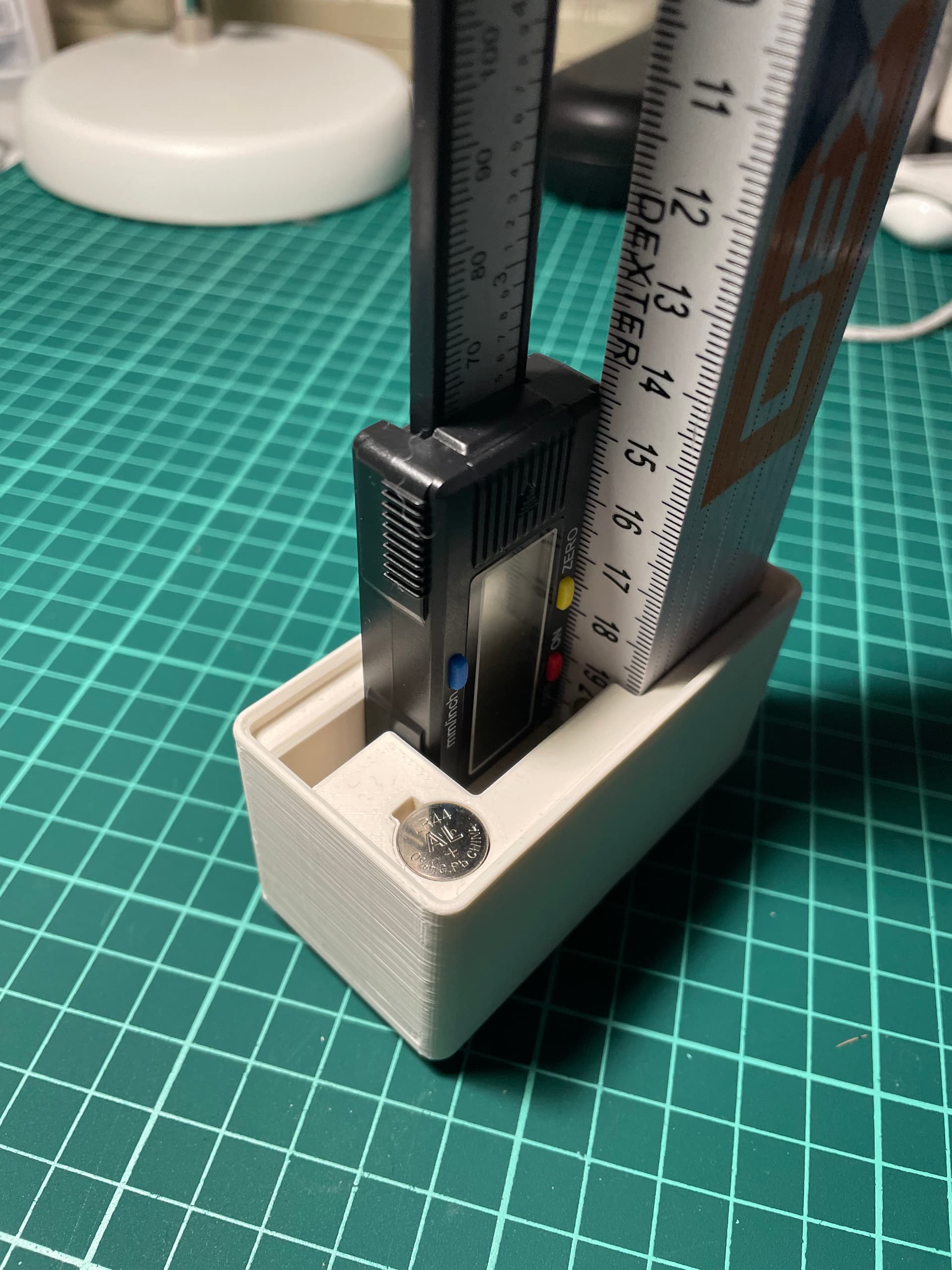 Grifinity Ruler Print Gridfinity Caliper & Folding Ruler holder - 3D model by Pradel on Thangs