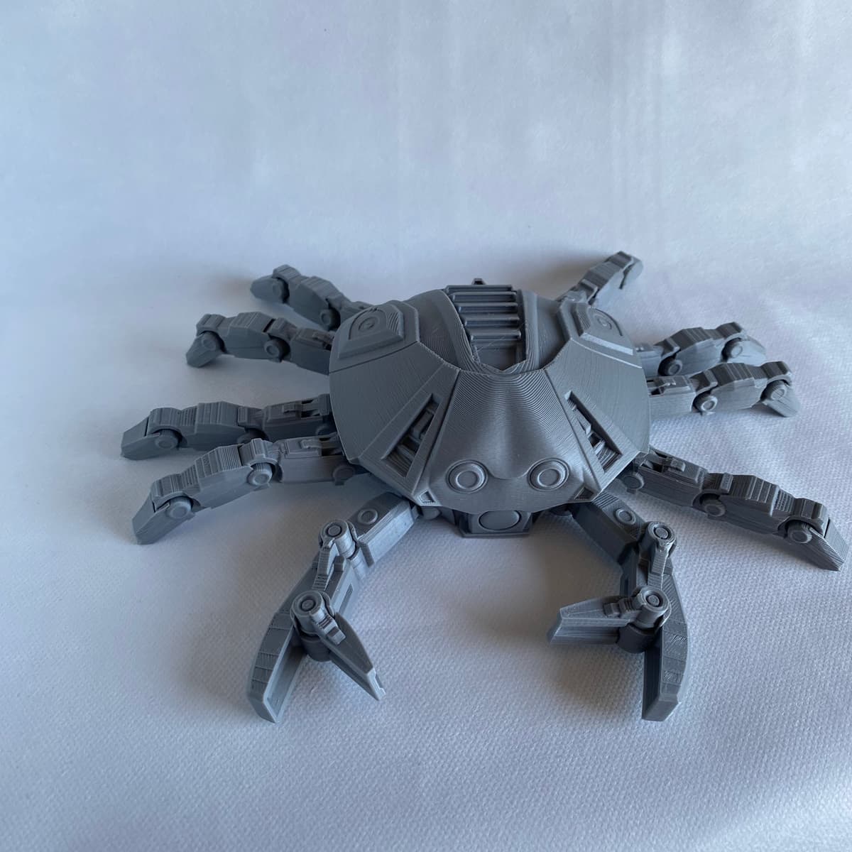 Crab Shell Mech articulated mechanical crab (stl and 3mf) multicolor - 3D model by ...